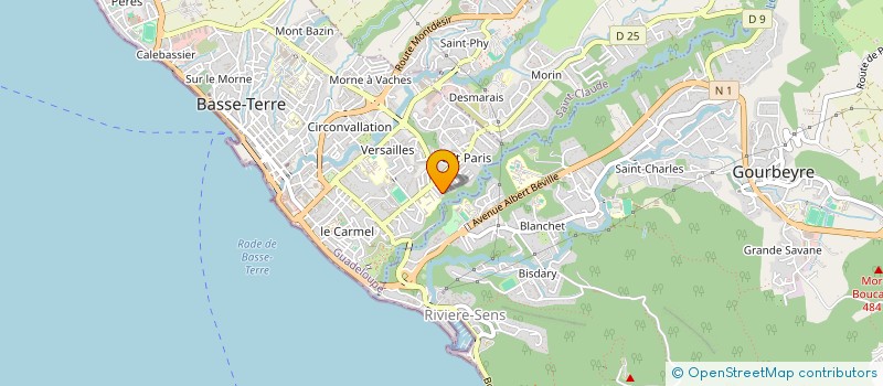 localisation de l'entreprise MADAME SHAINA CIDERON  BASSE-TERRE