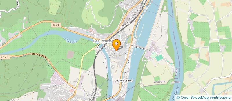 localisation de l'entreprise MADAME SHAINA GIOMMETTI  LA-VOULTE-SUR-RHONE