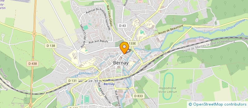 localisation de l'entreprise MADAME SHAINA PROVOST  BERNAY