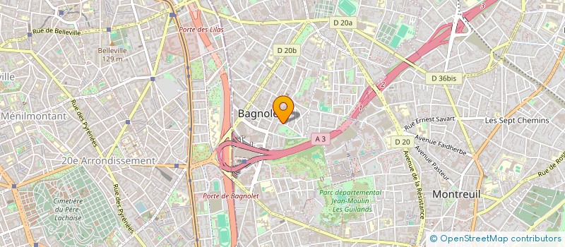 localisation de l'entreprise MADAME SHAINES BENMEBAREK à BAGNOLET