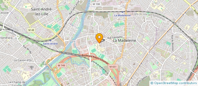 localisation de l'entreprise MADAME SHAINEZE CRISTINA à LA MADELEINE