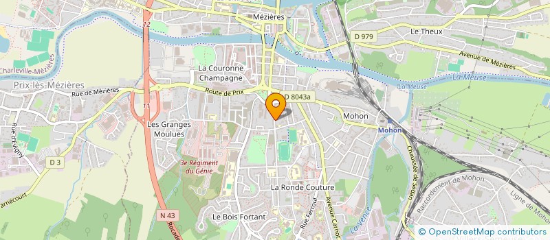 localisation de l'entreprise MADAME SHAKHZODA NASRIDINOVA à CHARLEVILLE-MEZIERES