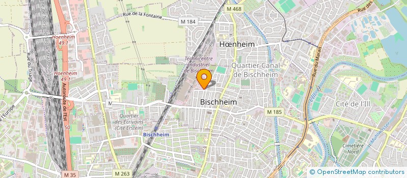 localisation de l'entreprise MADAME SHAKILA AMIRI  BISCHHEIM
