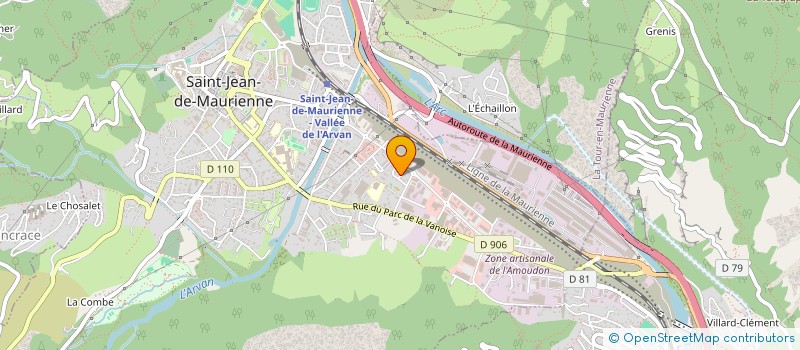 localisation de l'entreprise MADAME SHALANE PEILLEX  SAINT-JEAN-DE-MAURIENNE