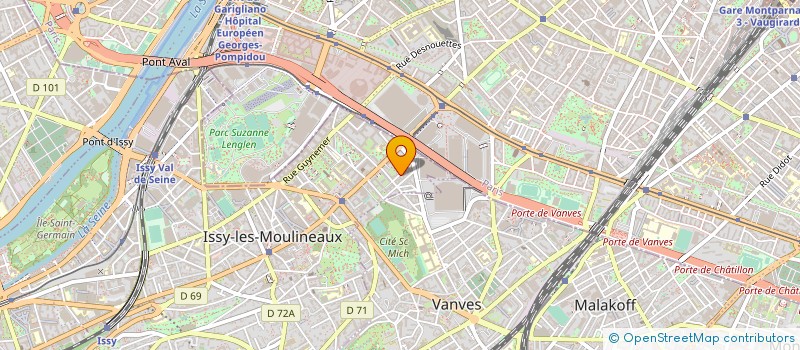 localisation de l'entreprise MADAME SHALI XUE à ISSY-LES-MOULINEAUX