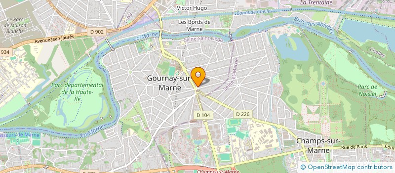 localisation de l'entreprise MADAME SHALVA ABEN DANAN  GOURNAY-SUR-MARNE