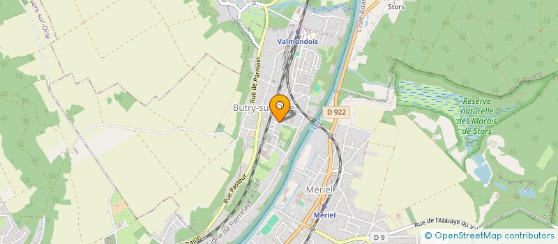 localisation de l'entreprise MADAME SHAMES M HAMDI  BUTRY-SUR-OISE