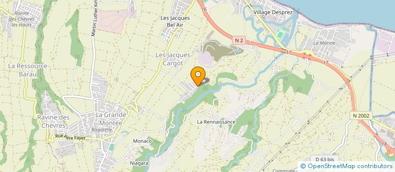 localisation de l'entreprise MADAME SHAMIMA MAKBOULHOUSSEN  SAINTE-SUZANNE