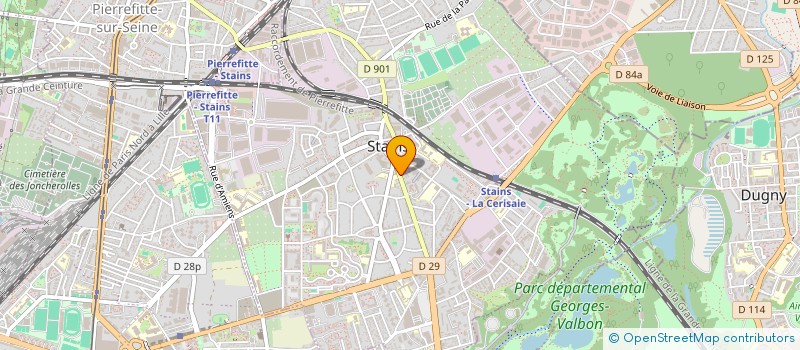 localisation de l'entreprise MADAME SHAMIMA SHAHED  STAINS