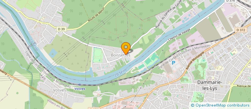 localisation de l'entreprise MADAME SHAMINI MOHANE  BOISSETTES