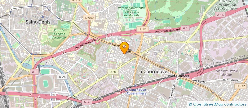 localisation de l'entreprise MADAME SHAMPA BEGUM à LA COURNEUVE