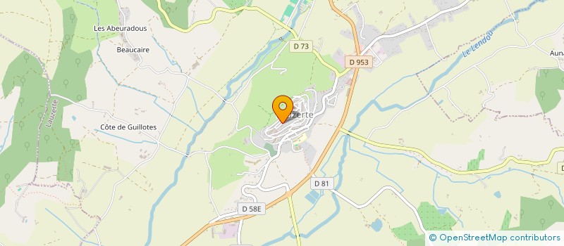 localisation de l'entreprise MADAME SHAMSI GUNTHER  LAUZERTE