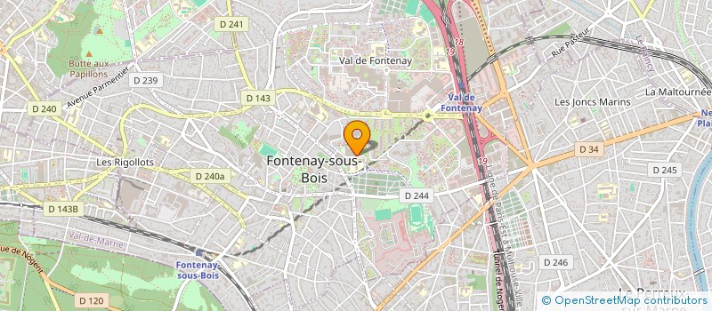 localisation de l'entreprise MADAME SHANA ANDREE SULTAN à FONTENAY-SOUS-BOIS