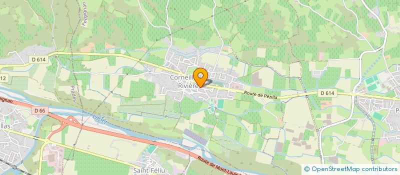 localisation de l'entreprise MADAME SHANA BEAUGRAND  CORNEILLA-LA-RIVIERE