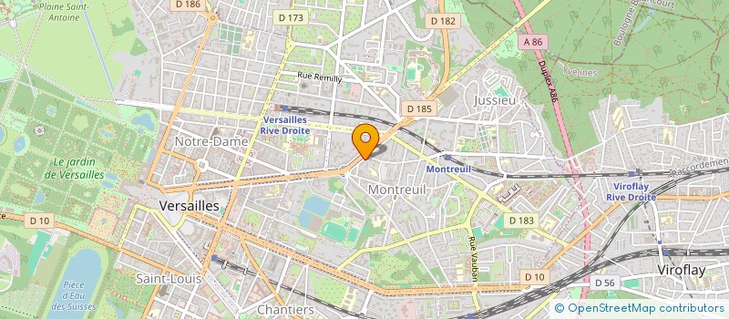 localisation de l'entreprise MADAME SHANA BOUSSA  VERSAILLES