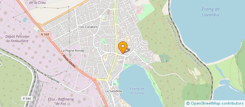 localisation de l'entreprise MADAME SHANA CASAGRANDI  FOS-SUR-MER