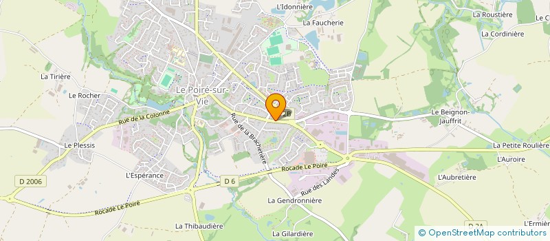 localisation de l'entreprise MADAME SHANA CHALUMEAU  LE POIRE-SUR-VIE