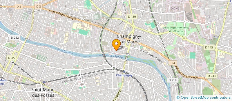localisation de l'entreprise MADAME SHANA CHICHE à CHAMPIGNY-SUR-MARNE