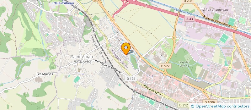 localisation de l'entreprise MADAME SHANA DRIDI à BOURGOIN-JALLIEU