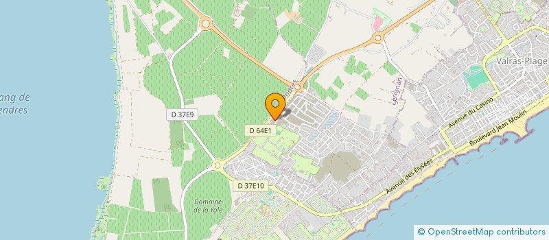 localisation de l'entreprise MADAME SHANA FERNANDES  SERIGNAN