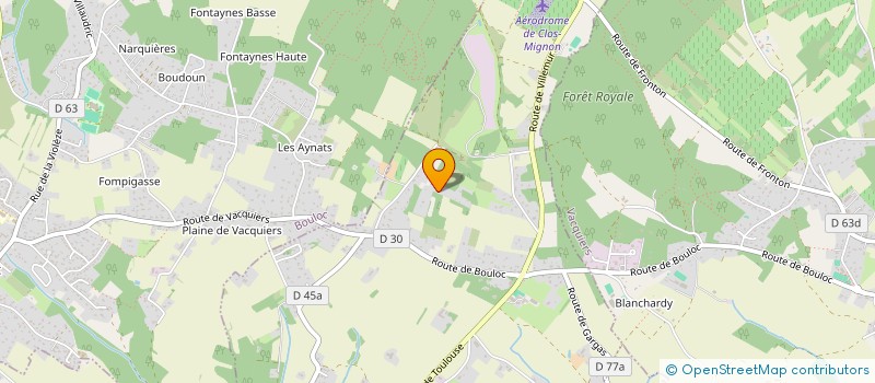 localisation de l'entreprise MADAME SHANA GONSALES RAMOS  VILLENEUVE-LES-BOULOC