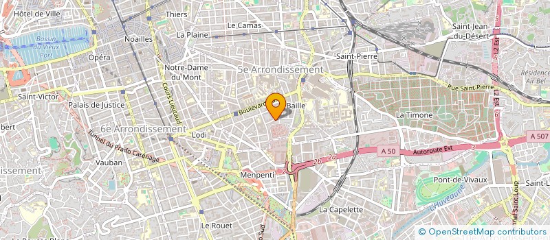 localisation de l'entreprise MADAME SHANA HERICHE  MARSEILLE 6EME