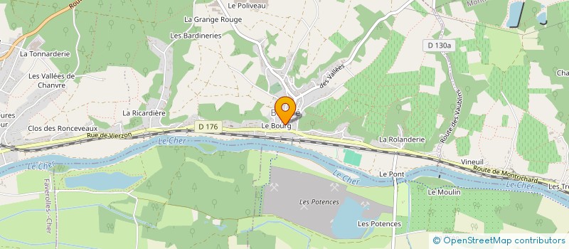 localisation de l'entreprise MADAME SHANA MARTINEZ  SAINT-GEORGES-SUR-CHER