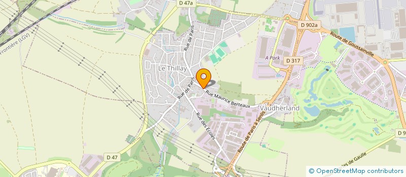 localisation de l'entreprise MADAME SHANA REHOUANE  LE THILLAY