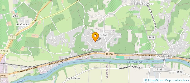 localisation de l'entreprise MADAME SHANA THEAUX  CREYSSE