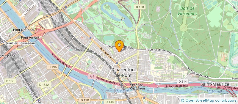 localisation de l'entreprise MADAME SHANAEL EDERY à CHARENTON LE PONT