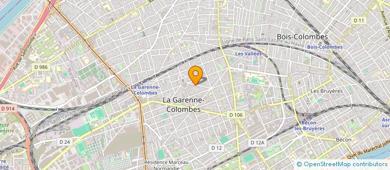 localisation de l'entreprise MADAME SHANEZ CHIALLI à LA GARENNE-COLOMBES