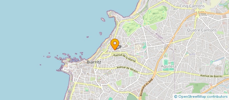 localisation de l'entreprise MADAME SHANEZ DJAMA à BIARRITZ