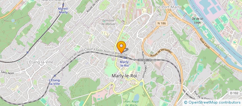 localisation de l'entreprise MADAME SHANIA BERIBECHE  CHATOU