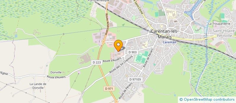 localisation de l'entreprise MADAME SHANIA DALLET  CARENTAN-LES-MARAIS