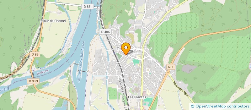 localisation de l'entreprise MADAME SHANIA DIACKABY  DONZERE