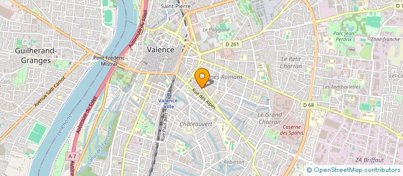 localisation de l'entreprise MADAME SHANIA HAOUES  VALENCE