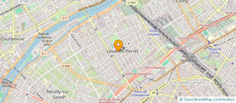 localisation de l'entreprise MADAME SHANIA MAC SIOU TSONG à LEVALLOIS-PERRET