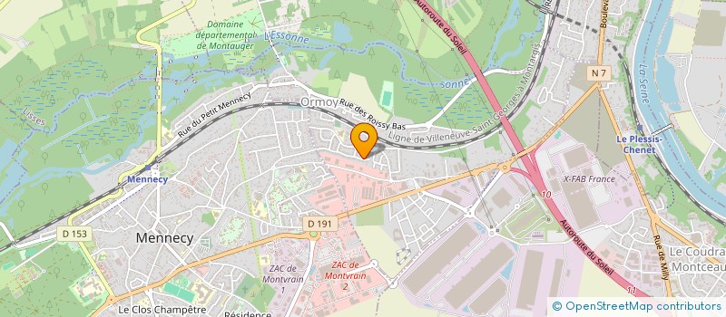 localisation de l'entreprise MADAME SHANIA MOKHTAR  ORMOY