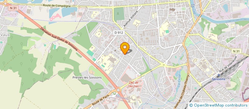 localisation de l'entreprise MADAME SHANICE RAPHAEL à SOISSONS