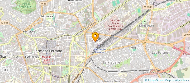 localisation de l'entreprise MADAME SHANNA BARTHELEMY BATTAGLIA  CLERMONT-FERRAND