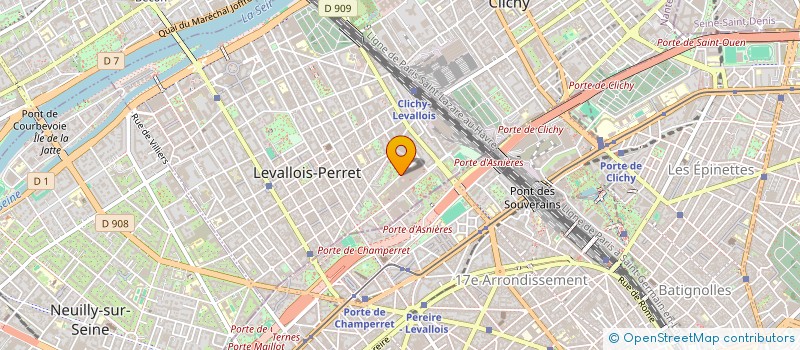 localisation de l'entreprise MADAME SHANNA BOUAROUR  LEVALLOIS PERRET