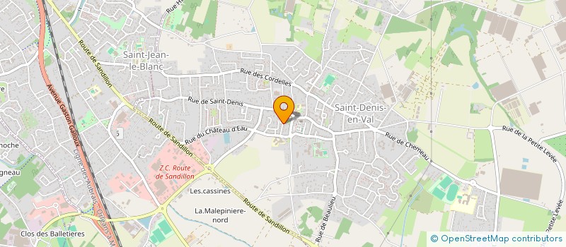 localisation de l'entreprise MADAME SHANNA GODIN  SAINT-DENIS-EN-VAL