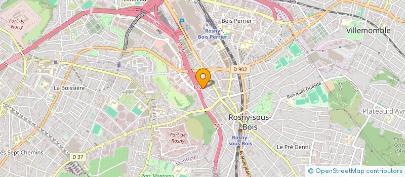 localisation de l'entreprise MADAME SHANNA RONCHI  ROSNY-SOUS-BOIS