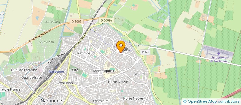 localisation de l'entreprise MADAME SHANNEN DEMULE  NARBONNE