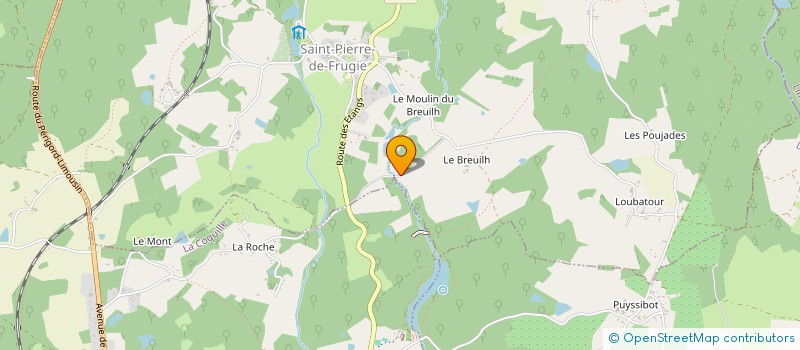 localisation de l'entreprise MADAME SHANNON BONNISSET-MAGUIN  SAINT-PIERRE-DE-FRUGIE