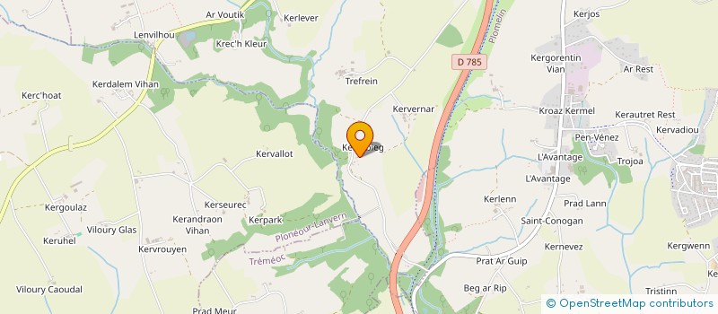 localisation de l'entreprise MADAME SHANNON COIRIER  PLUGUFFAN