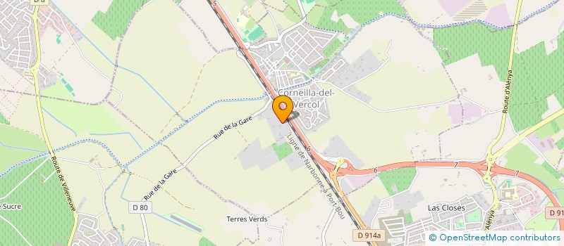 localisation de l'entreprise MADAME SHANNON CORDIER  CORNEILLA-DEL-VERCOL