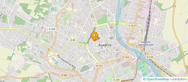 localisation de l'entreprise MADAME SHANNON GLONIN à AUXERRE