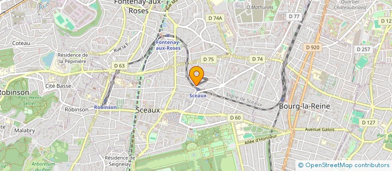 localisation de l'entreprise MADAME SHANNON GUILLOU à SCEAUX