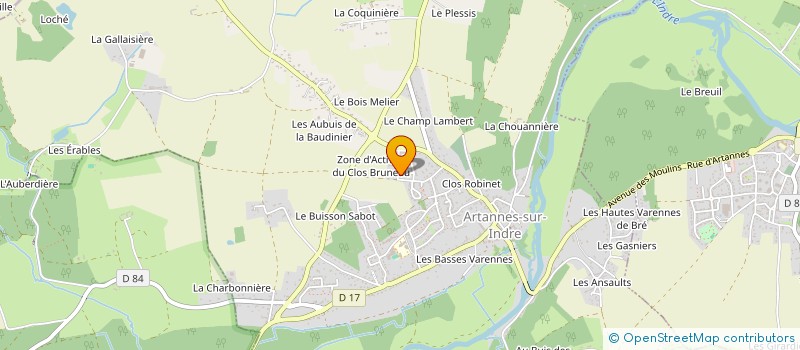 localisation de l'entreprise MADAME SHANNON MALINOWSKI  LE GUE-DE-VELLUIRE